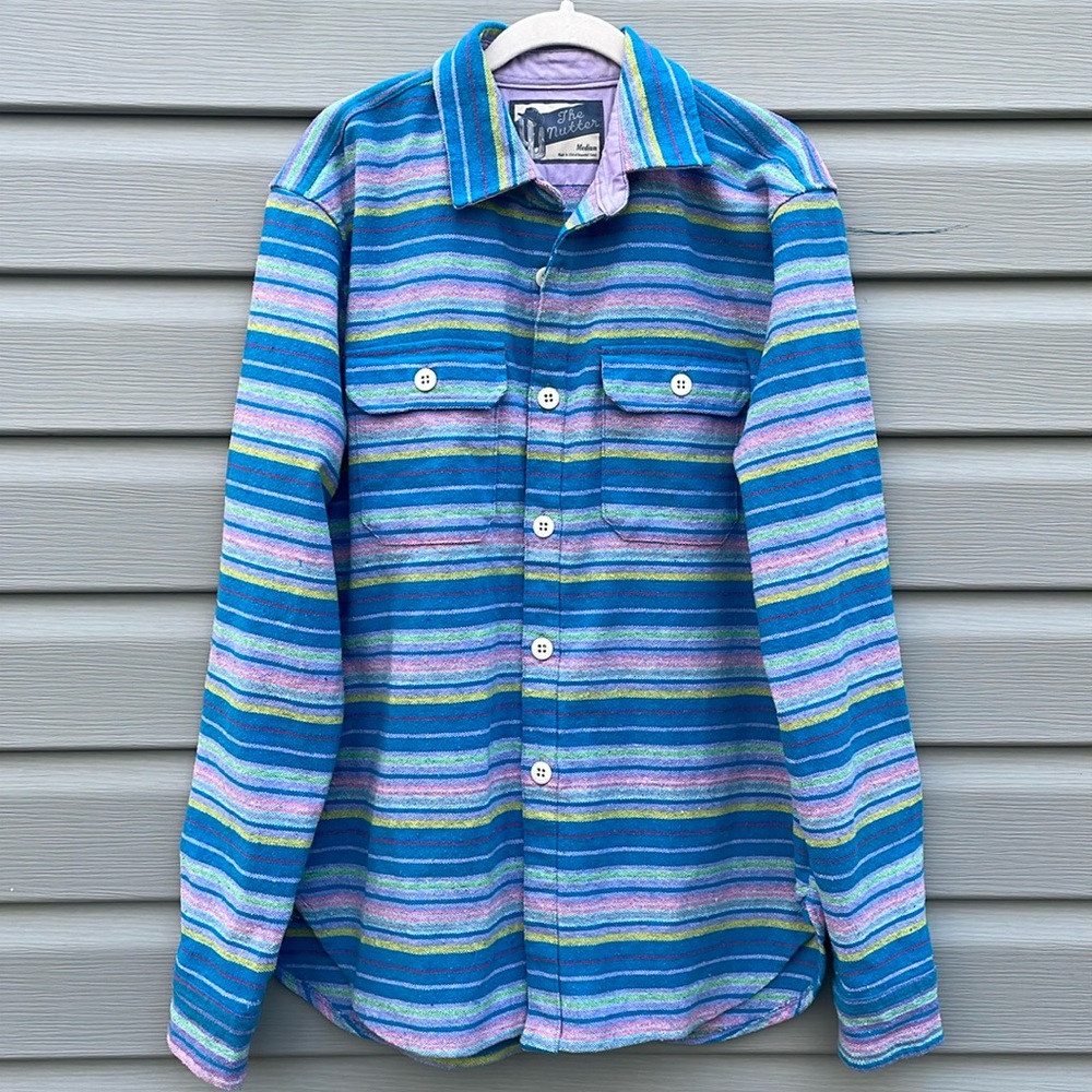 Chubbies The Nutter Striped Shacket